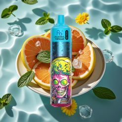 Fumot RandM Tornado 30000 Puffs 30mL Mint Ice Disposable Vape with LED Display & 1.0 Ohm Mesh Coil