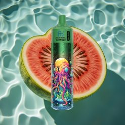 Fumot RandM Tornado 30000 Puffs Disposable Vape 30mL 5% Watermelon Cantaloupe LED 600mAh