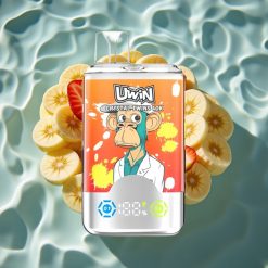 UWIN Crystal Twins 40000 Puffs Dual Flavor Disposable Vape Strawberry Banana Love 66 32ml 850mAh Type-C