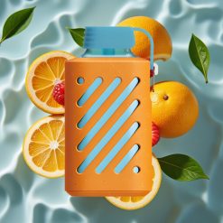 VOZOL GEAR 10000 Disposable Vape - 10000 Puffs, 20ml E-liquid, Raspberry Tangerine, VAMT Mesh Coil