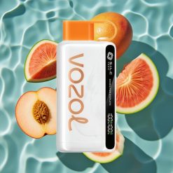 VOZOL STAR 9000/12000 Disposable Vape - Peach Mango Watermelon, 650mAh Battery, 30% Faster Charge, Recycled Plastic, Up to 12000 Puffs