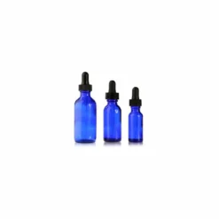 30ML Cobalt Blue Glass Dropper Bottles Child-Resistant 120