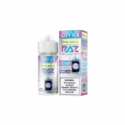 RAZ x Pod Juice Synthetic E-Liquid 100ml - Pink Berries TFN