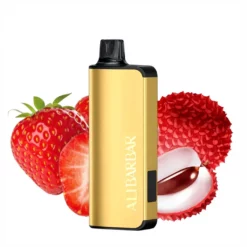Alibarbar Ingot 9000 Strawberry Lychee Disposable Vape LED